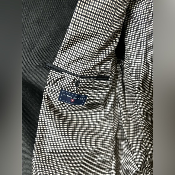 NWT Saddlebred Sport Coat Jacket Mens
Two-Button Blazer - Picture 4 of 9